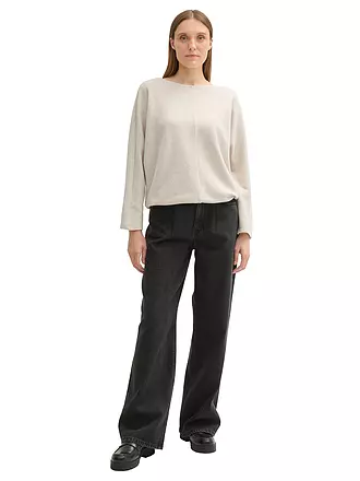 TOM TAILOR | T-shirt à manches longues | beige